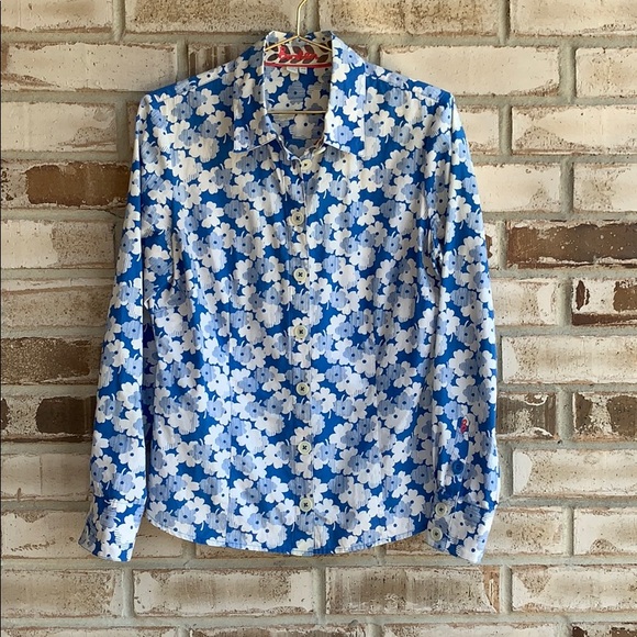 Boden Tops - Boden • Floral Button Down Sz 10